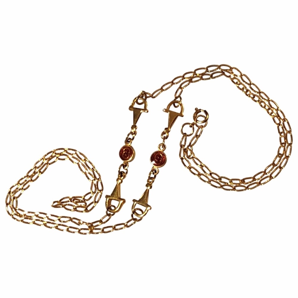 Vintage Gucci gold necklace!